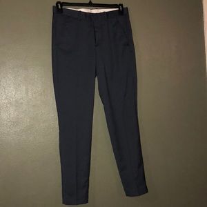 H&M Dark Blue Skinny Fit Slacks